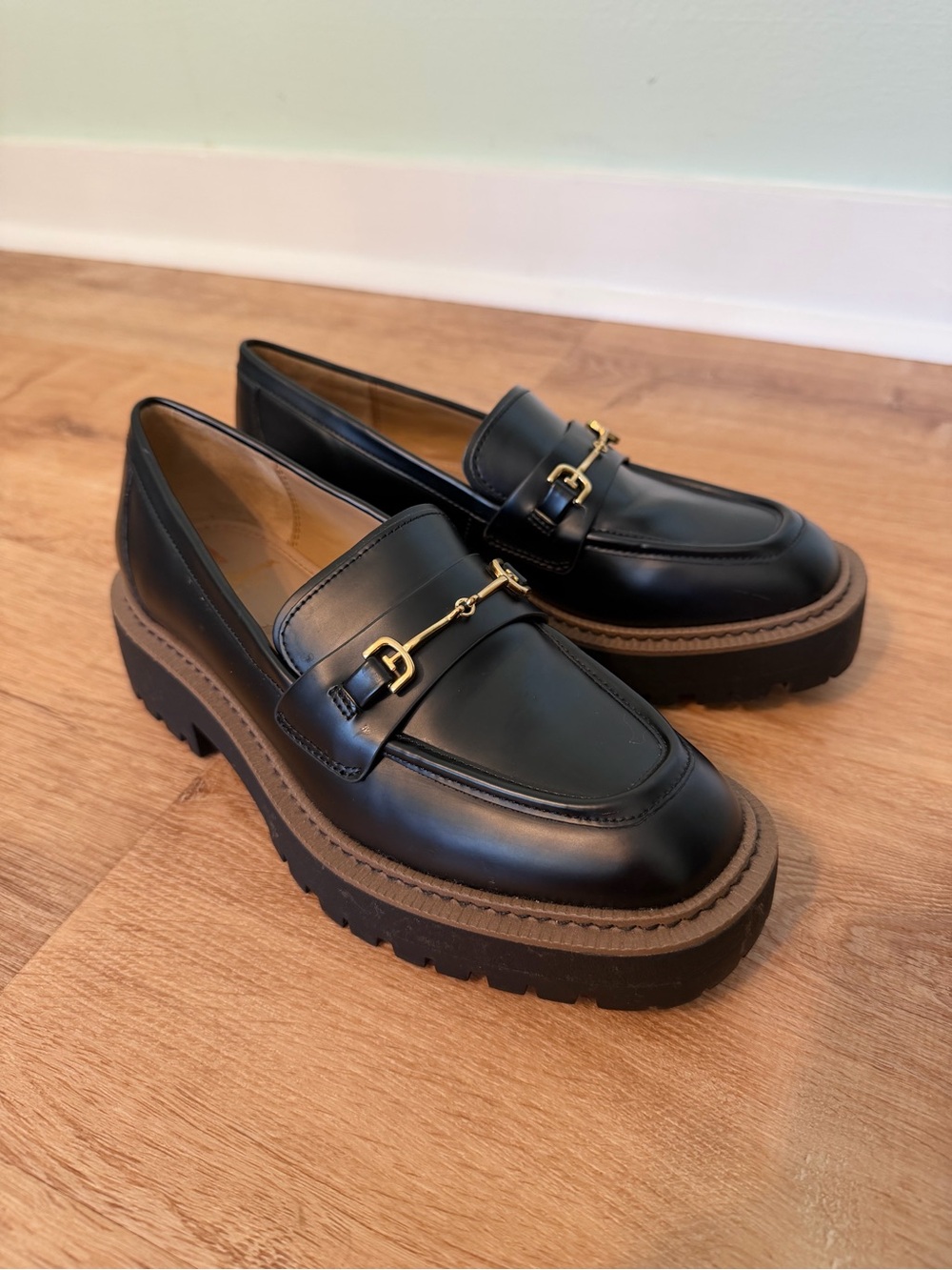 Sam Eldelman Laurs Platform Lug Sole Loafer